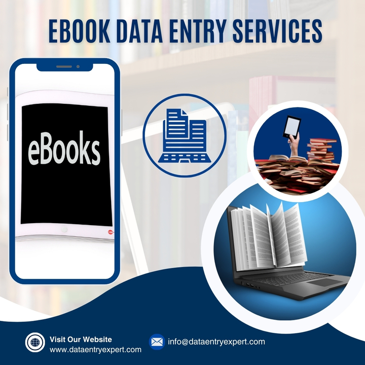 Outsource eBook/Book Data Entry Services in India