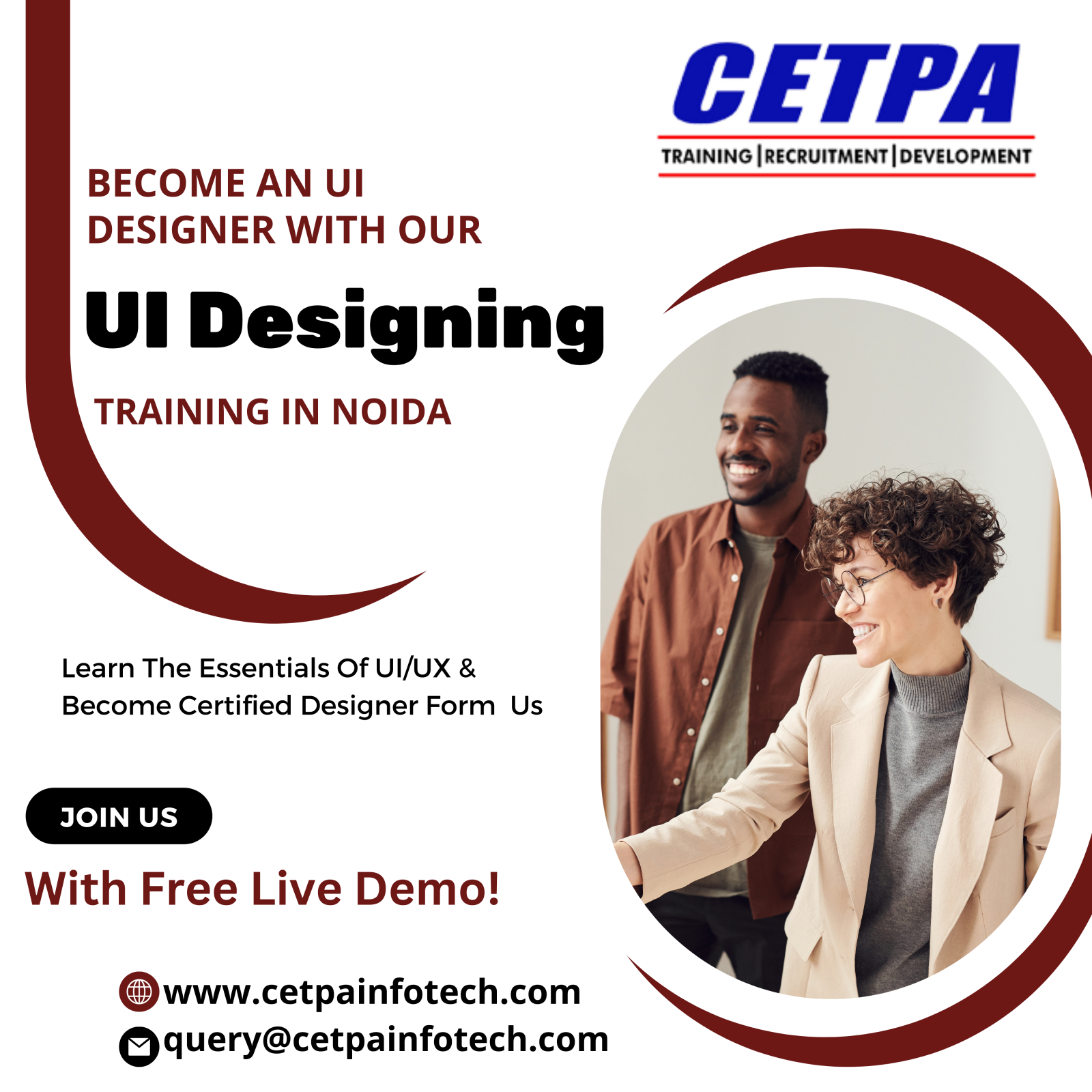 Learn UI Designing Course with Certification in Noida - CETPA Infotech