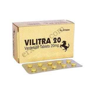 Vilitra 20Mg Purchase Online | Vardenafil Tablet | Erxcart