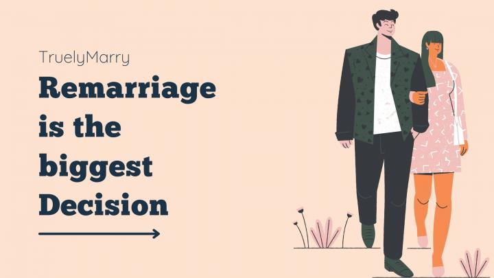 Remarriage is one of the biggest decisions of life 
