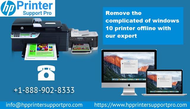 Remove the complicated of windows 10 printer offline with our e