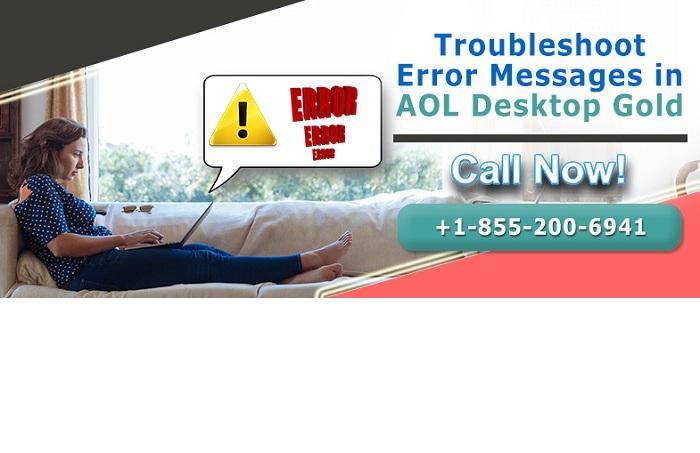 Contact  8552006941  Troubleshoot Error Messages in AOL Desktop