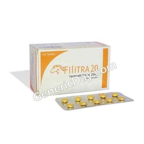 Filitra 20| Buy Filitra 20 Online Tablets | Side Effects,