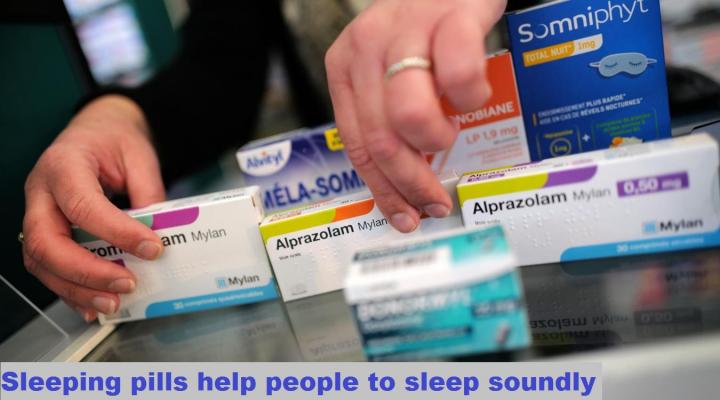 Sleeping pills help people to sleep soundly