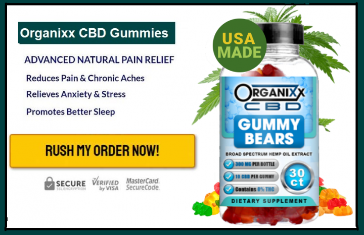 Organixx CBD Gummies: Anxiety Stress Pain-Free - Check Here!