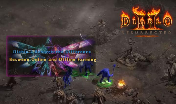 Diablo 2 Resurrected Difference Between Online and Offline Farm