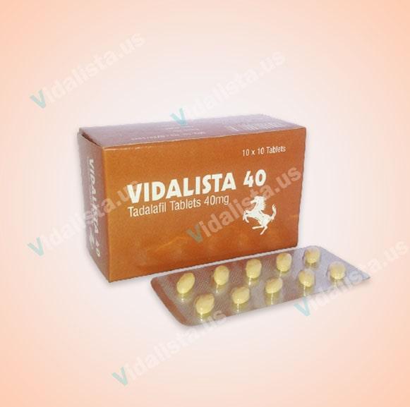 Vidalista 40 - Safest and Proven Way to Treat ED