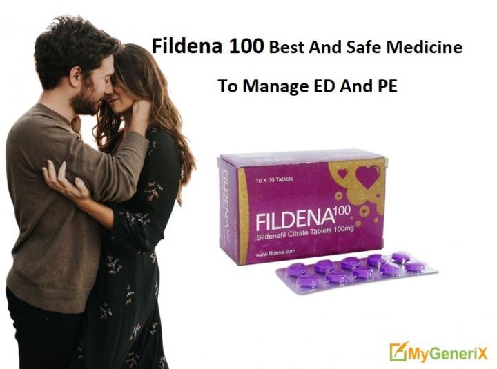 Fildena 100 Best And Safe Medicine To Manage ED And PE