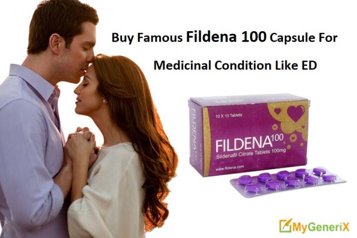 Buy Famous Fildena 100 Capsule For Medicinal Condition Like ED