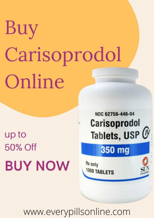Buy Carisoprodol Online without Prescription | Every Pills Onli
