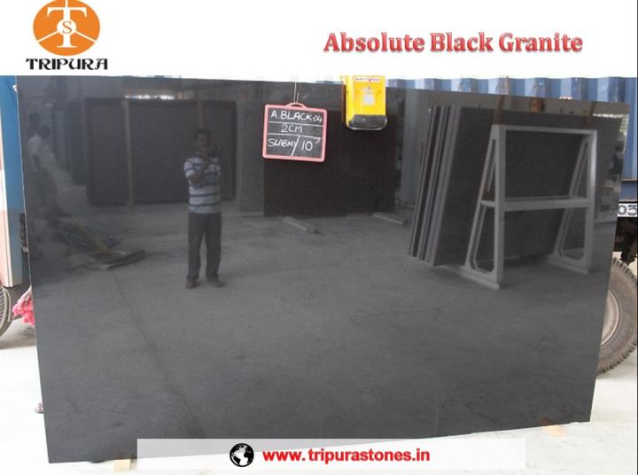 Absolute Black Granite Manufacturer in India Tripura Stones