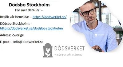 Dödsbo Stockholm tjänster av Dödsverket till bästa pris.