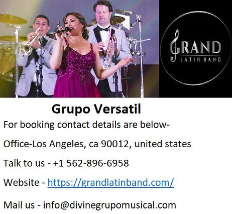 Hire Expert Live Latin Grupo Versatil Bands in Los Angeles.