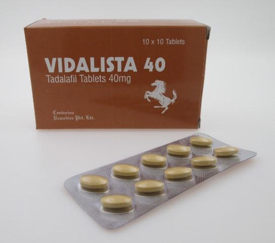 Vidalista 40mg | Tadalafil Tablets | Genericmedsupply