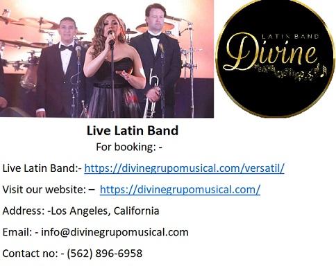 Hire Professional Live Latin Band from Divine Grupo Musical.