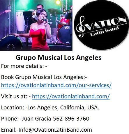 Hire Ovation Live Local Latin Grupo Musical Los Angeles.