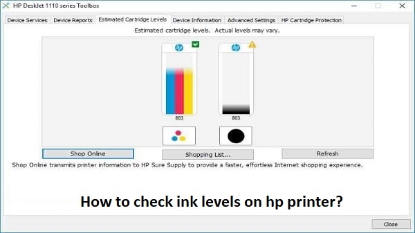 How to check ink levels on HP Printer? | HP Printer Support