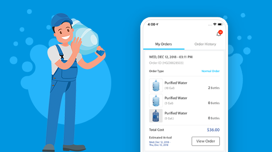 Water Delivery App | Water Bottle Delivery App - The App Ideas