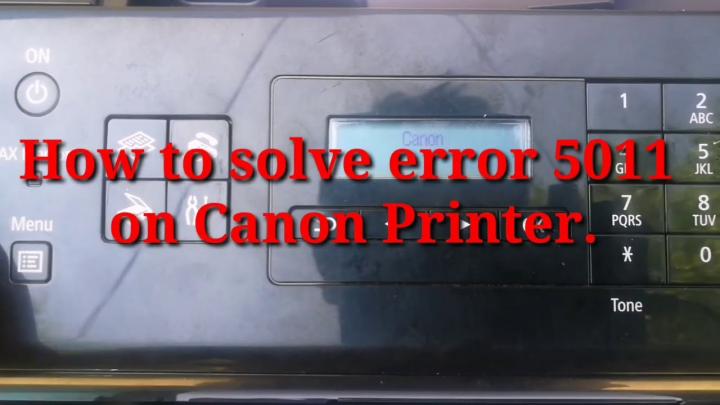 How to Fix Canon Printer Error Code 5011 | + 1-866-978-8065