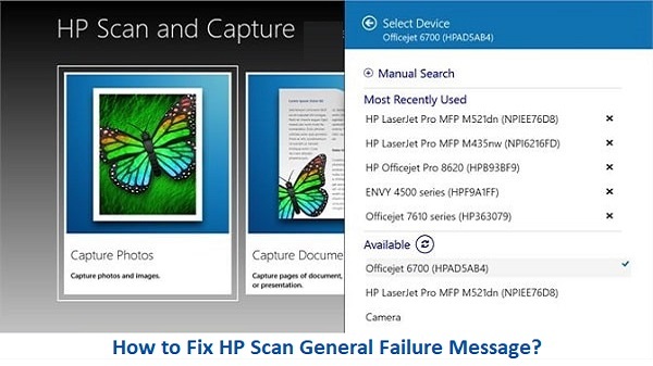 How to Fix HP Scan General Failure Message? | HP Support