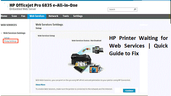 HP Printer Waiting for Web Services | Quick Guide to Fix